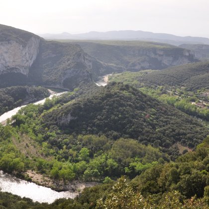 Les gorges de l'Ardèche